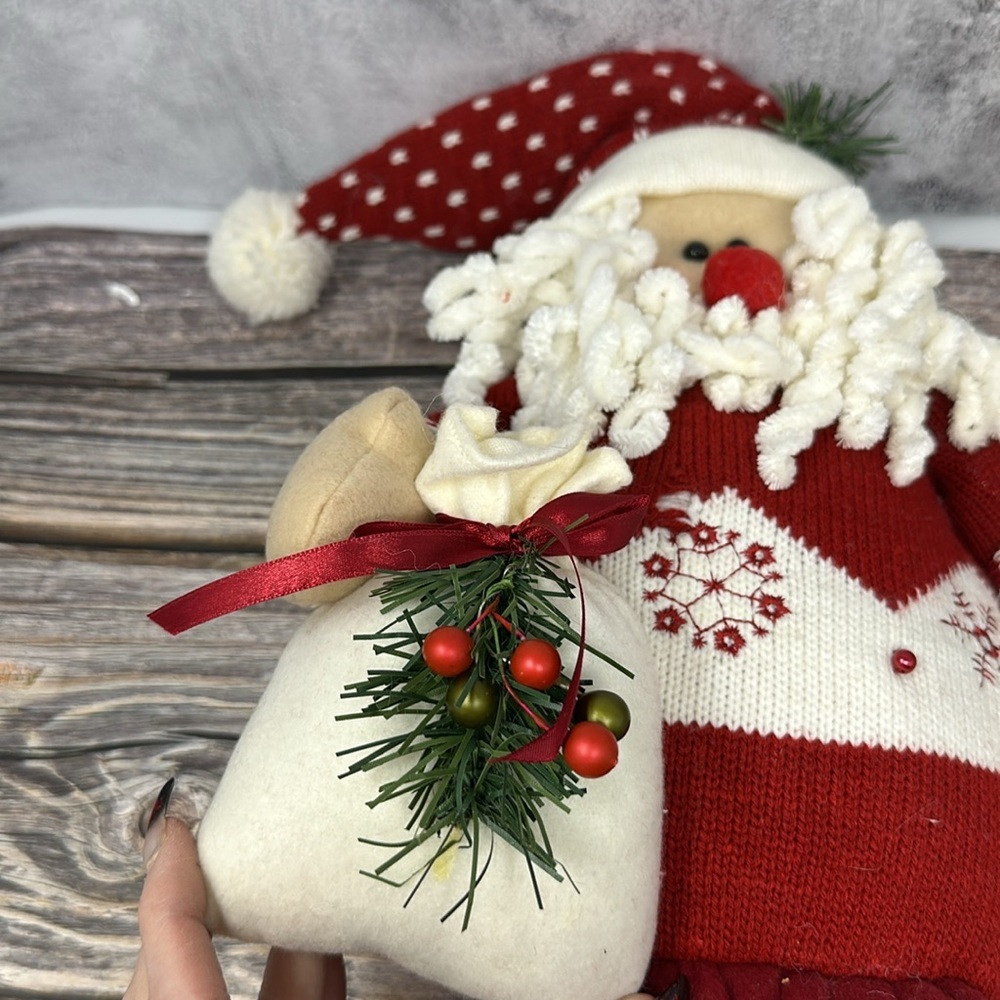 23” Festive Santa Plush Sitter - Picture 4 of 4